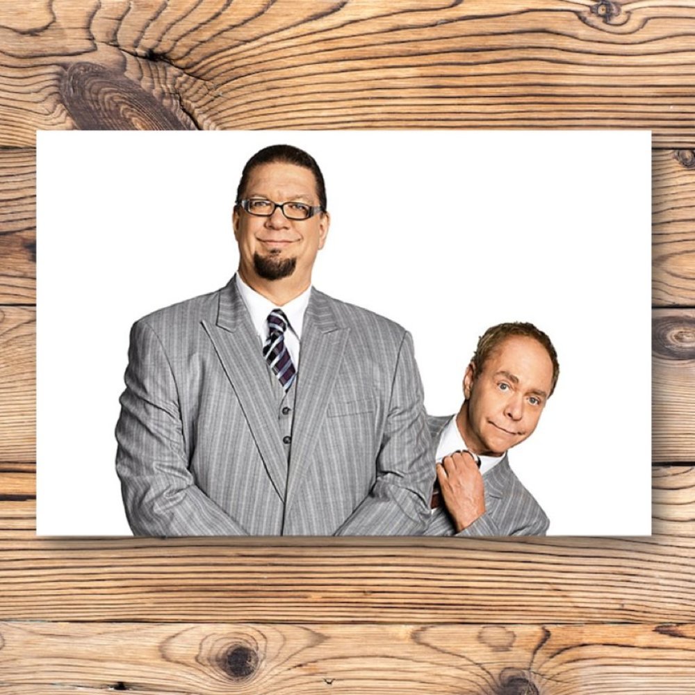 Penn And Teller Refrigerator Locker Fridge Magnet